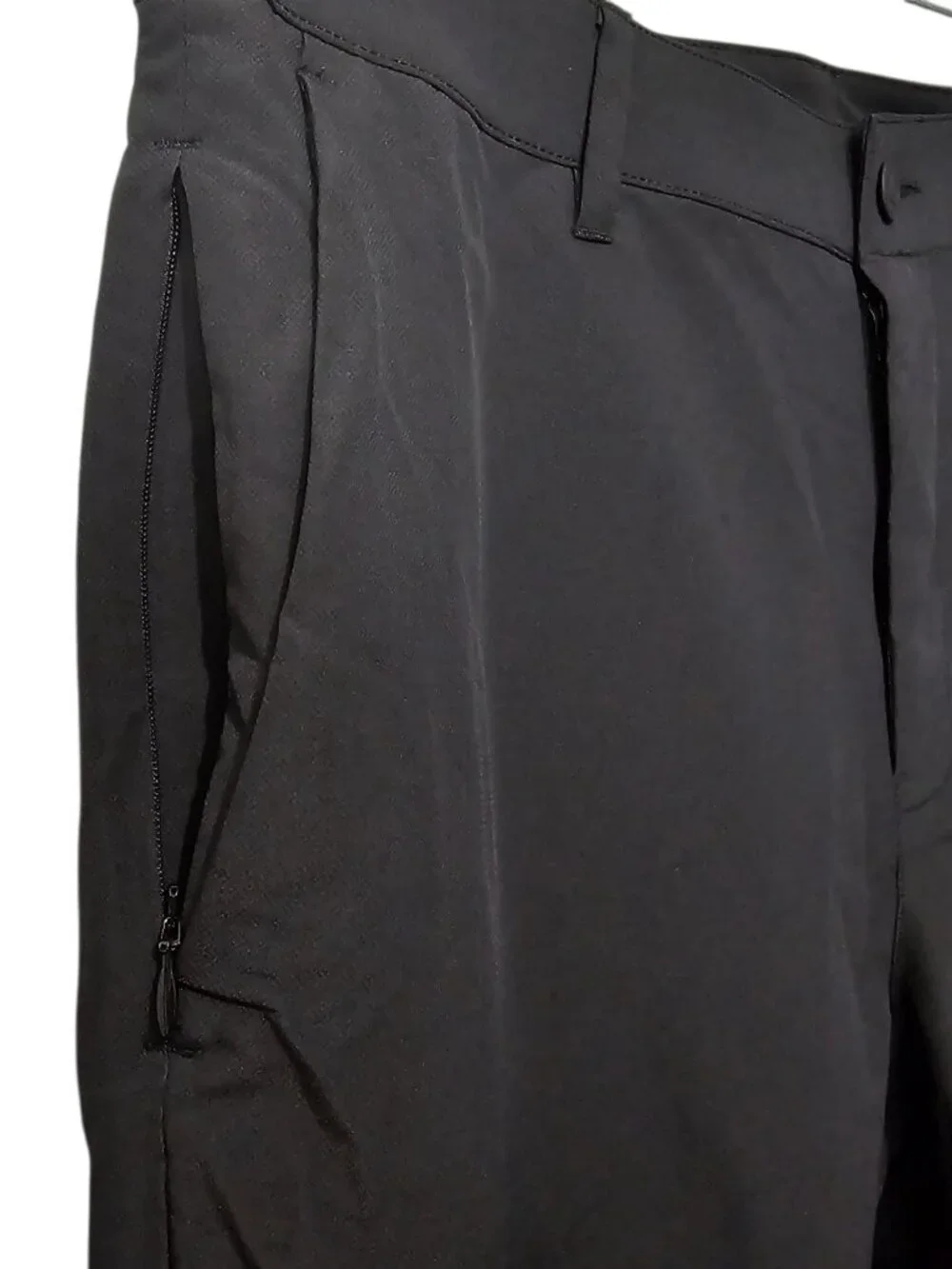 Banana Republic Men's Flat Front Pant Slim Fit Stretch Fabric Black 34X30 New